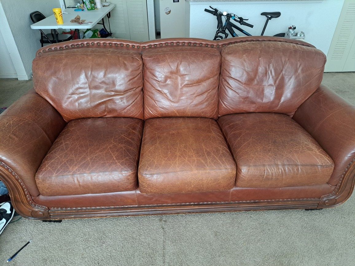 Leather Sofa