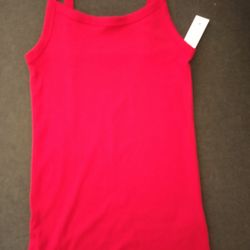 NEW RED TANK TOP Sz M/ L
