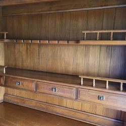 Old Oak China Cabinet