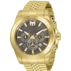 TechnoMarine Mens Gold Watch 