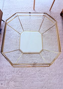 gold + marble coffee table ✨