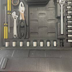 Skill Craft Jump Cables And Tools For Working On Vehicles