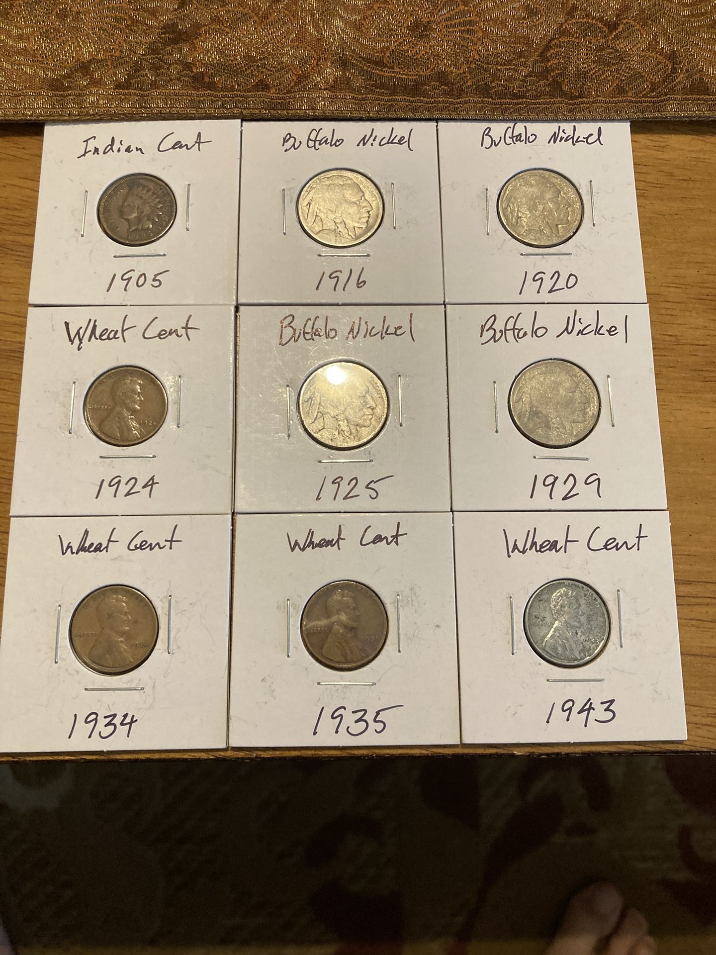 1905 Indian Cent Coin Set (free Shipping)