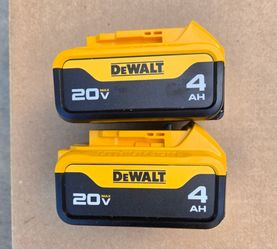 Dewalt 20v Batteries 4.0 Ah Brand New Price For Both