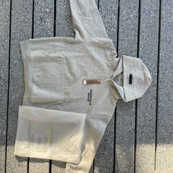 Oatmeal Grey Essentials Hoodie Amazing Quality And 