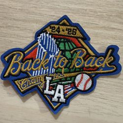 Back To Back Dodger Patch