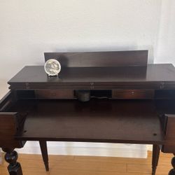Antique Mahogany  Spinet writing Desk