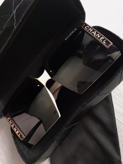 Luxary Black Creme Square Sunglasses