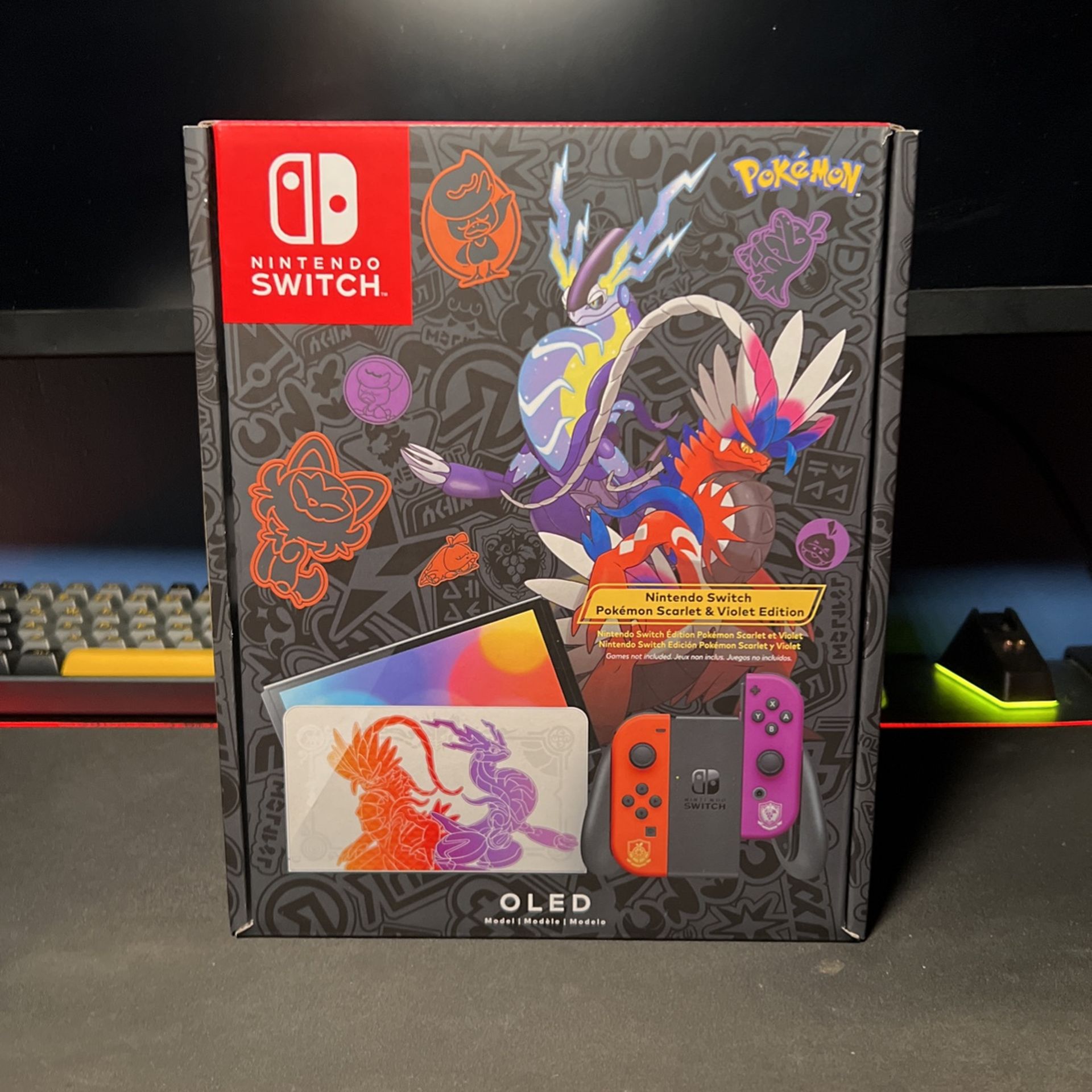 Nintendo Switch OLED Pokémon Scarlet and Violet Edition