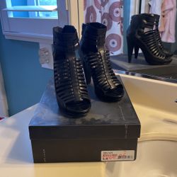 Black Steven By Steve Madden Heels
