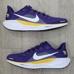 Nike X NFL Minnesota Vikings Pegasus 41 Road Running Shoes IB3188-500 Men's Size 9 & 11 NWT 