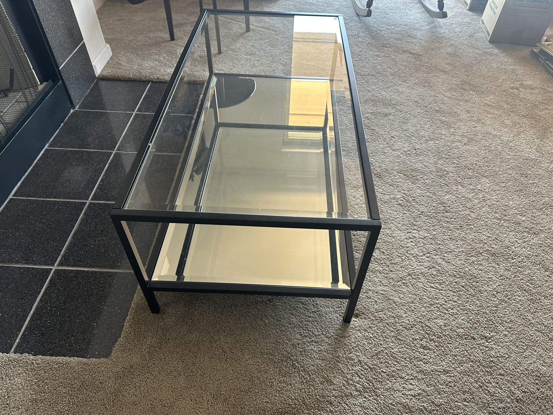 Dining Room Table W/ 4 Chairs & Matching Coffee Table