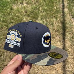 New Era 59Fifty Chicago Cubs 1990 All Star Game Patch Hat - Navy, Camo