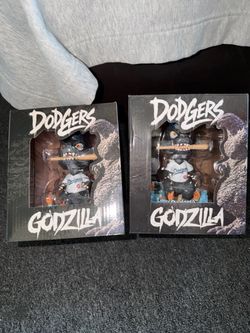 Dodgers bobble head Godzilla