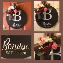 Front Door Decor- Personalized