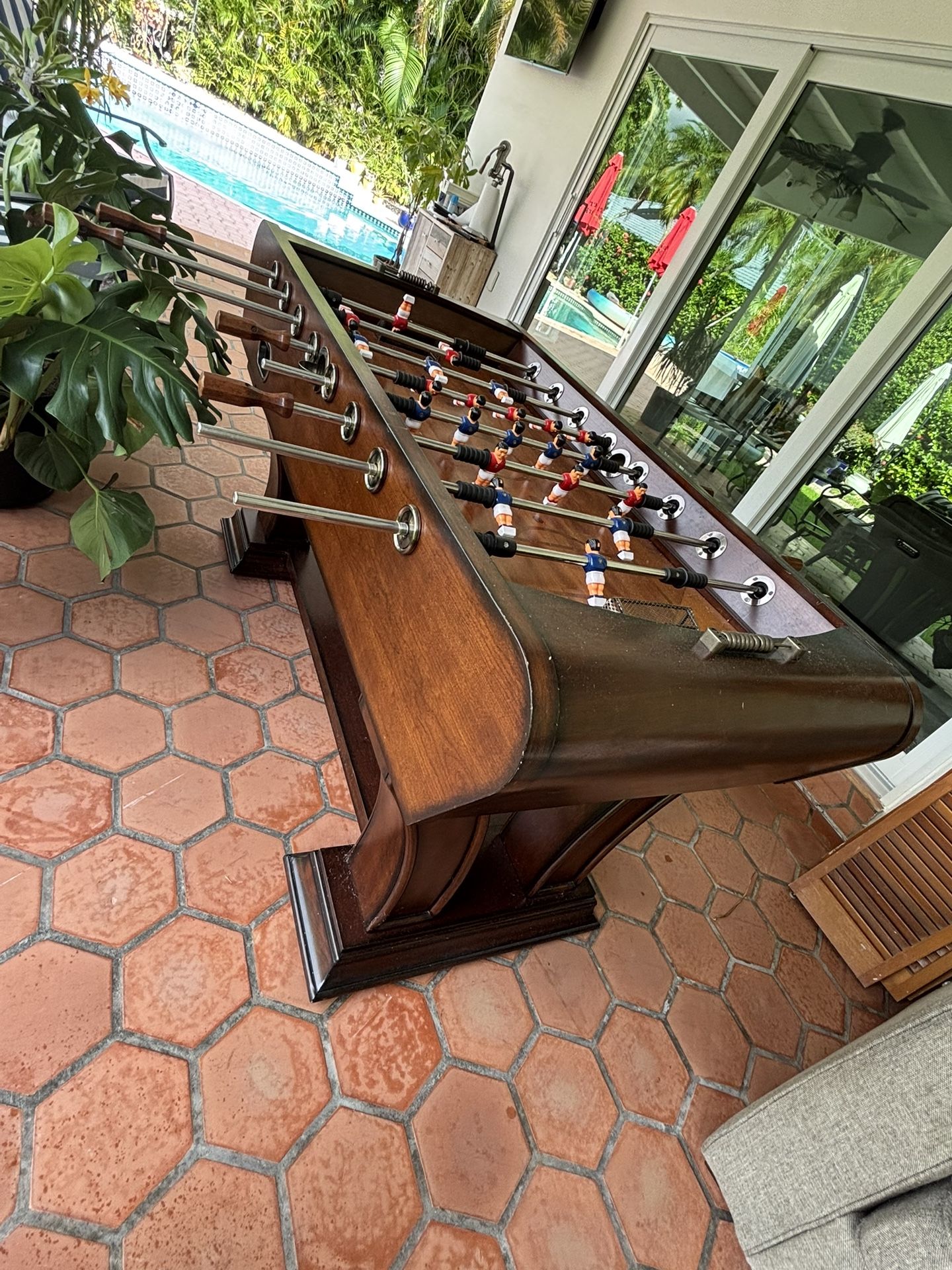Solid Wood Foosball Table