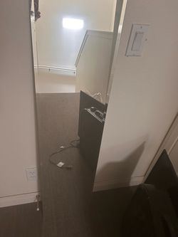Tall Frameless Mirror