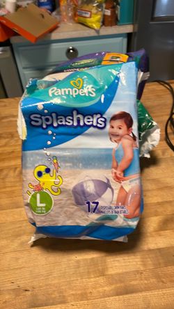 16-pack Pampers Splashers diapers Large