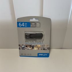 PNY 64GB USB 3.0 Flash Drive Black/Grey
