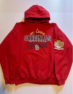 St. Louis Cardinals 2011 World Series Champions Hoodie Large MLB Majestic