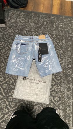Purple jean shorts size 32