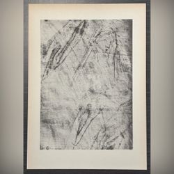 HEAD STUDY Giovanni Gian Lorenzo Bernini Fine Art Print Antique Vintage Original 1940’s Italy Italian Printed Collectible STUDIO DI TESTA E PANNEGGI