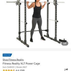 Reality Fitness Cage With Lat Pulldown