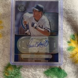 Paul O’Neil Autographed MLB Trading Card