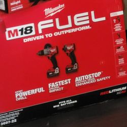 M18 Drill Combo Milwuakee Fuel 