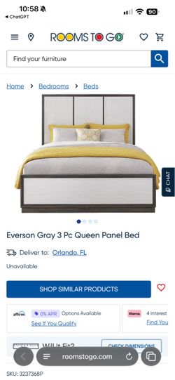 Queen bed frame