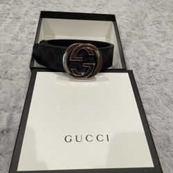 Men’s Supreme Gucci Belt With GG