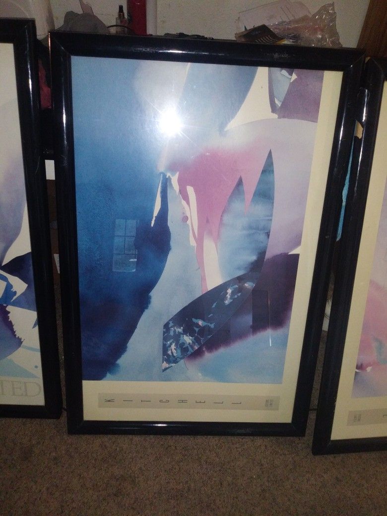 Peter kitchell Print Signed. 3 Large Prints