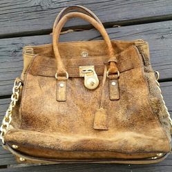 Michael Kors Large Hamilton Tote, Distressed, Excellent condition 