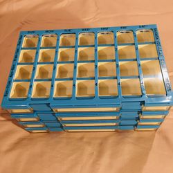 Four Stackable EZY DOSE PHARMADOSE Four-Times-A-Day, 7-Day  PILL ORGANIZER