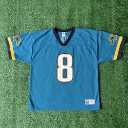 Rare Jacksonville Jaguars Mark Brunell Logo 7 Jersey Size Large