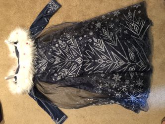 Elsa coronation dress size 9/10