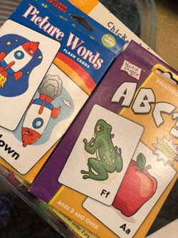 Early Learning Preschool Flash Picture Cards