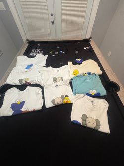 KAWS x Uniqlo UT Sesame Street T-Shirts Lot