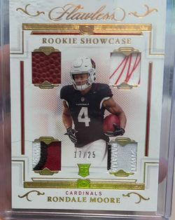Rondale Moore quad patch (football,glove,shirt,jersey) 17/25 from Flawless