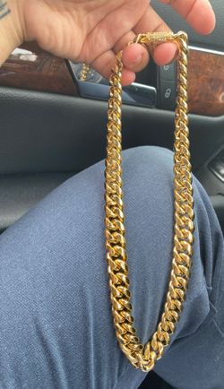 18K Gold Plated Cuban Link