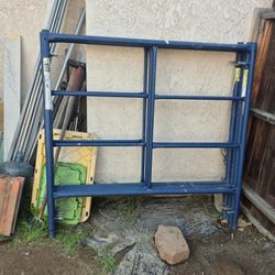 Scaffolding And Casters And Rails Semi New Used 3 Times