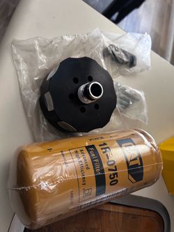 6.6 Durand CAT fuel filter and adapter