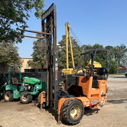 2016 Moffett M8 55.3 5,500lb Rough Terrain Forklift Truck Mounted Piggy Back