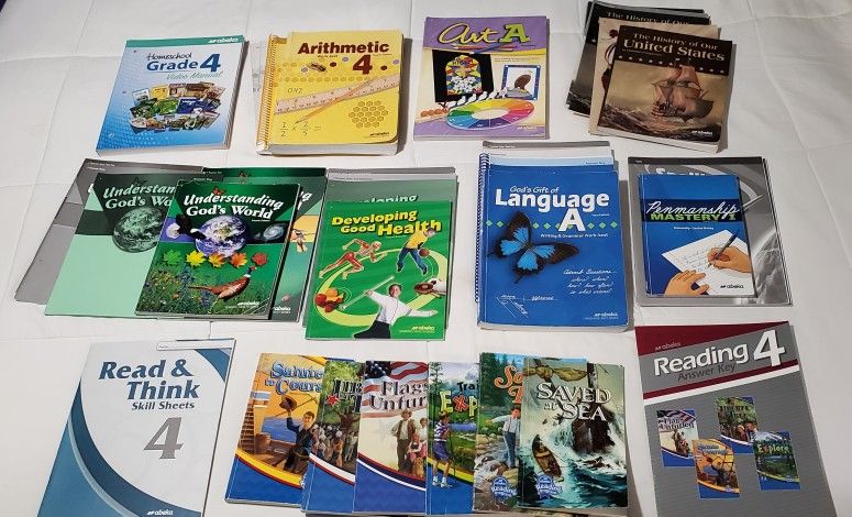 Abeka Text Books - 4th Grade