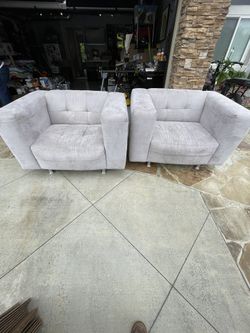2 Sofas First Come First Serve