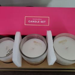 Glow Vanilla Limited Edition Candle Set X3