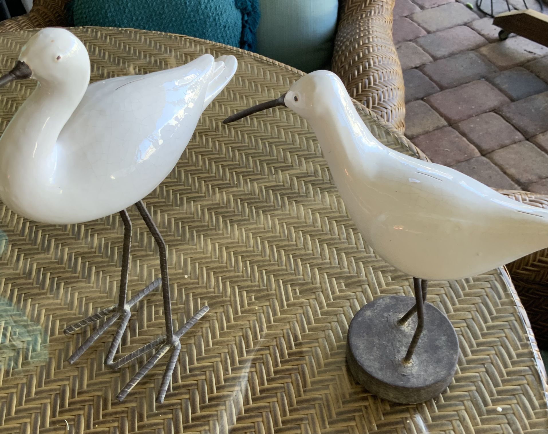Shore Birds Metal Ceramic