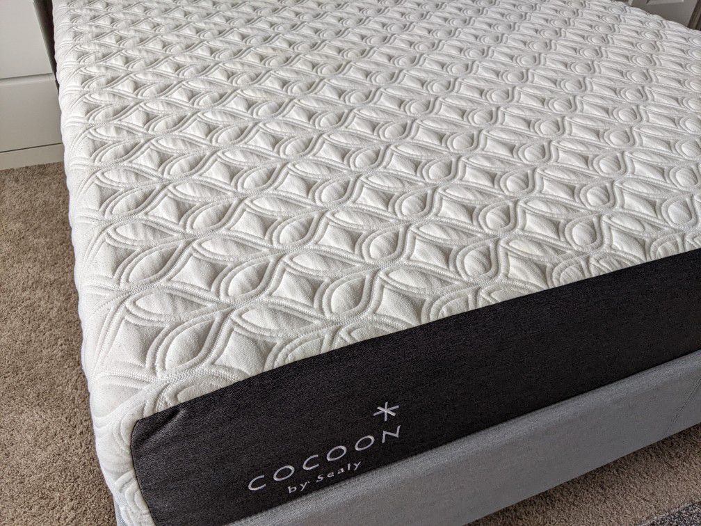 sealy cocoon 10 queen memory foam mattress