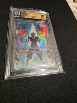 DragonBall Fusion World Blazing Aura FB02-139 Vegito Alt Art SCR BGS 10 PRISTINE