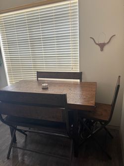 Dining Set for Sale Table + 2 Chairs + 2 Benches